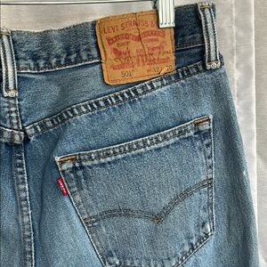 The Most Perfect Vintage Levi’s 501 Blue Denim Jeans